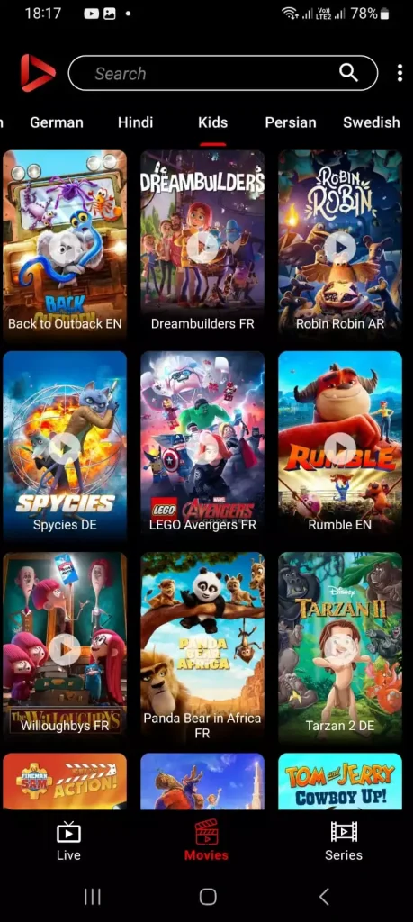 App screenshot